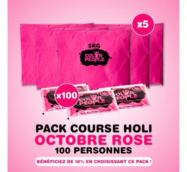 Pack Course Holi Octobre Rose 100 personnes