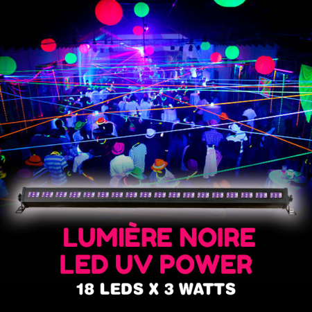 Lumière noire LED UV Power 