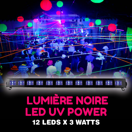 Lumière noire LED UV Power 