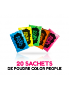 20 sachets de POUDRE HOLI COLOR PEOPLE