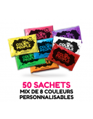 10 sachets de POUDRE HOLI COLOR PEOPLE