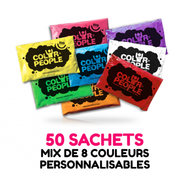 50 sachets de POUDRE HOLI