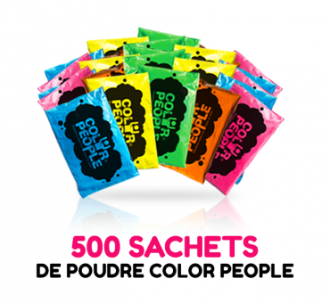 500 sachets de POUDRE HOLI