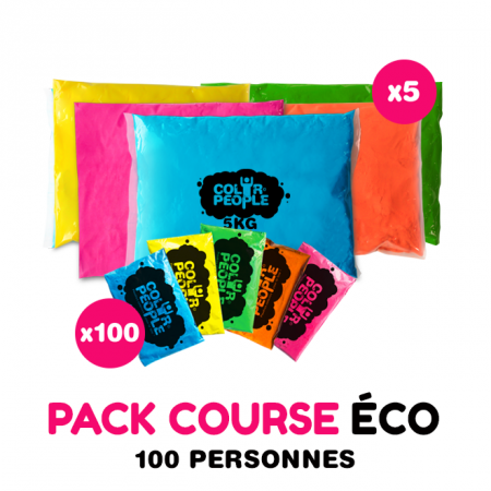 Pack course ECO Holi 100 personnes