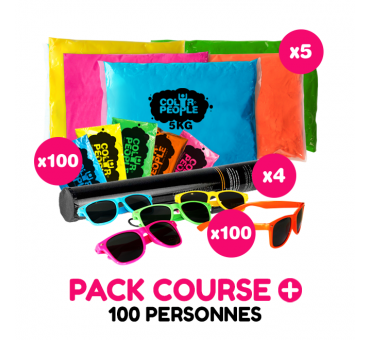 Pack Course + Holi 100 personnes