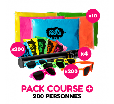 Pack Course + Holi 200 personnes