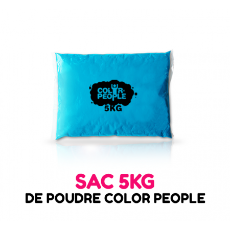 1 sac de 5kg de Poudre Holi COLOR PEOPLE