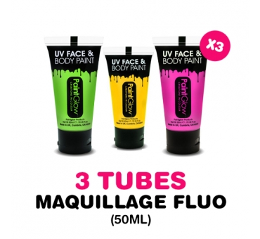 2 tubes de maquillage FLUO + 1offert