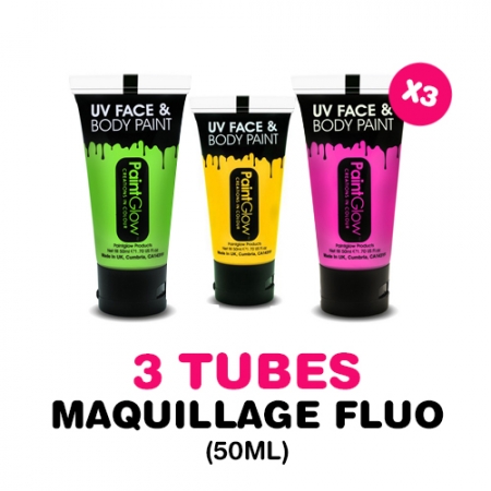 2 tubes de maquillage FLUO + 1offert