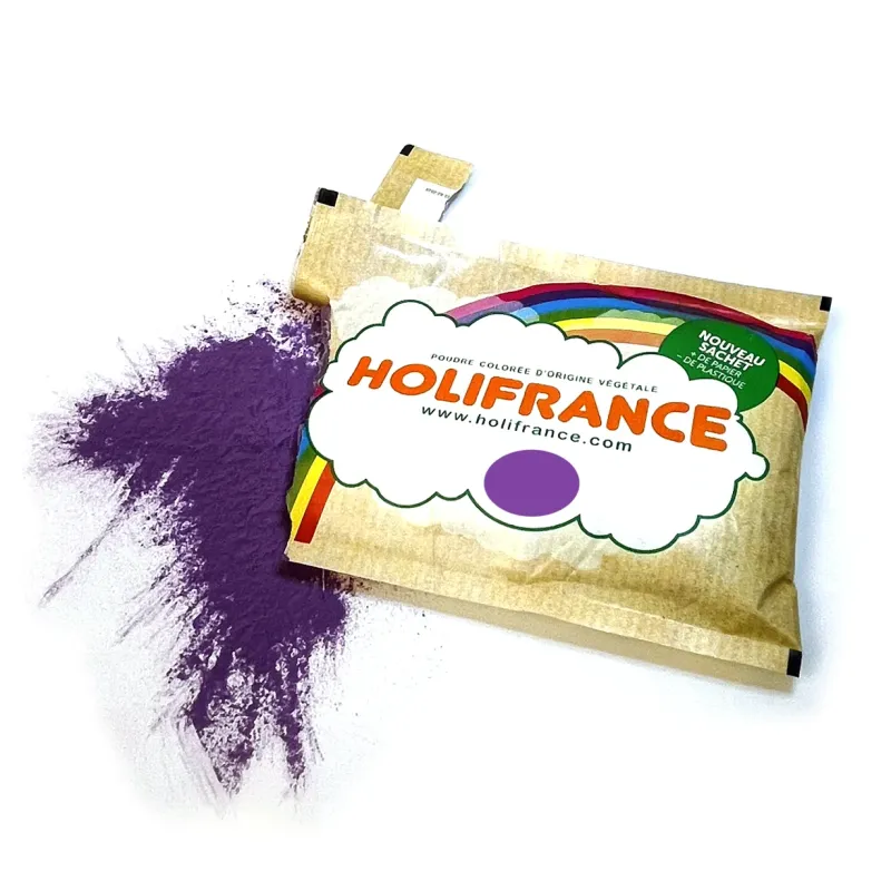 100 sachets de poudre Holi - Holifrance