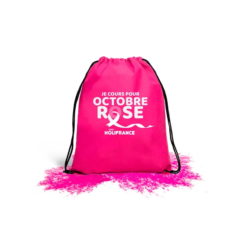 RUPTURE - Lot de 50 sacs à dos - Spécial Octobre Rose