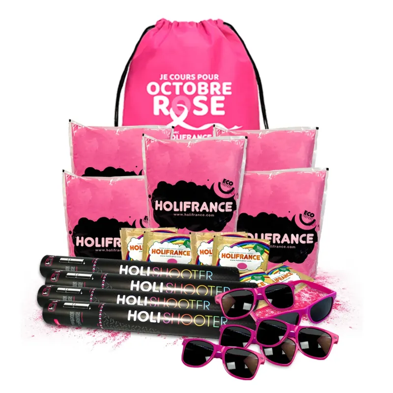 Pack Octobre Rose MAX - 400 personnes - 5 portes