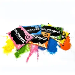 50 sachets de poudre Holi pas chère - Holifrance -