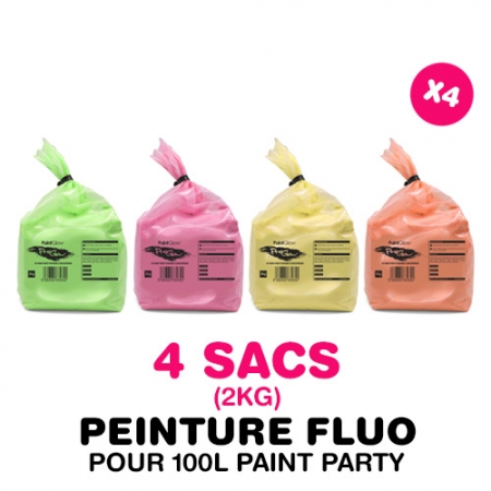 4 sacs de 2kg pour PAINT PARTY