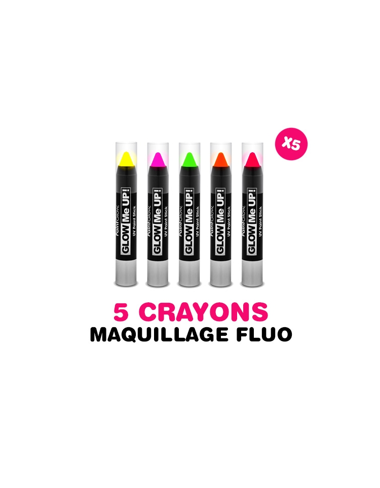 Crayon maquillage rouge fluo Paintglow