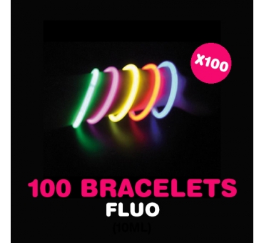 100 bracelets luminescent