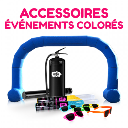 Accessoires pour Evènements Colorés