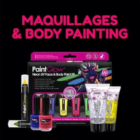 Maquillages Fluo et Body Painting